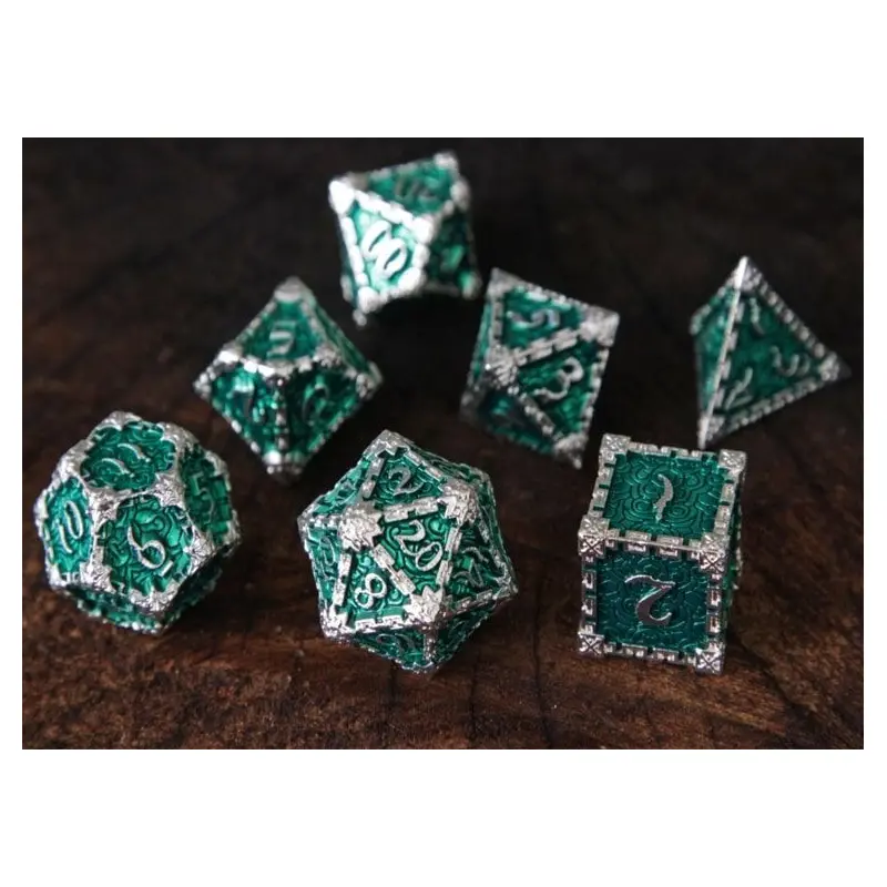 7ct Emerald Bound Metal Set