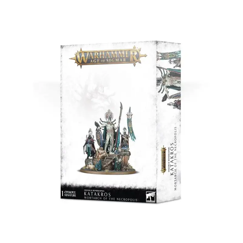 Age of Sigmar Ossiarch Bonereapers Katakros, Mortarch of the Necropolis
