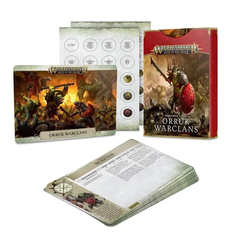Age of Sigmar Warscroll Cards '21 Orruk Warclans