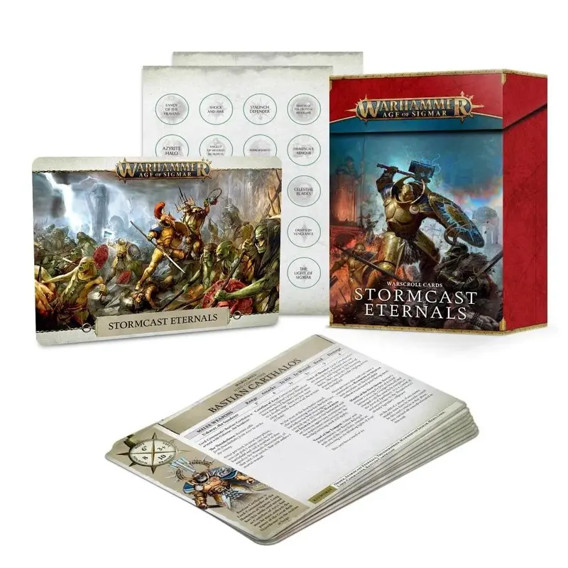 Age of Sigmar Warscroll Cards '21 Stormcast Eternals:
