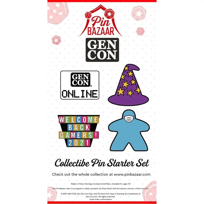 Pin Bazaar: Gen Con 21 Starter