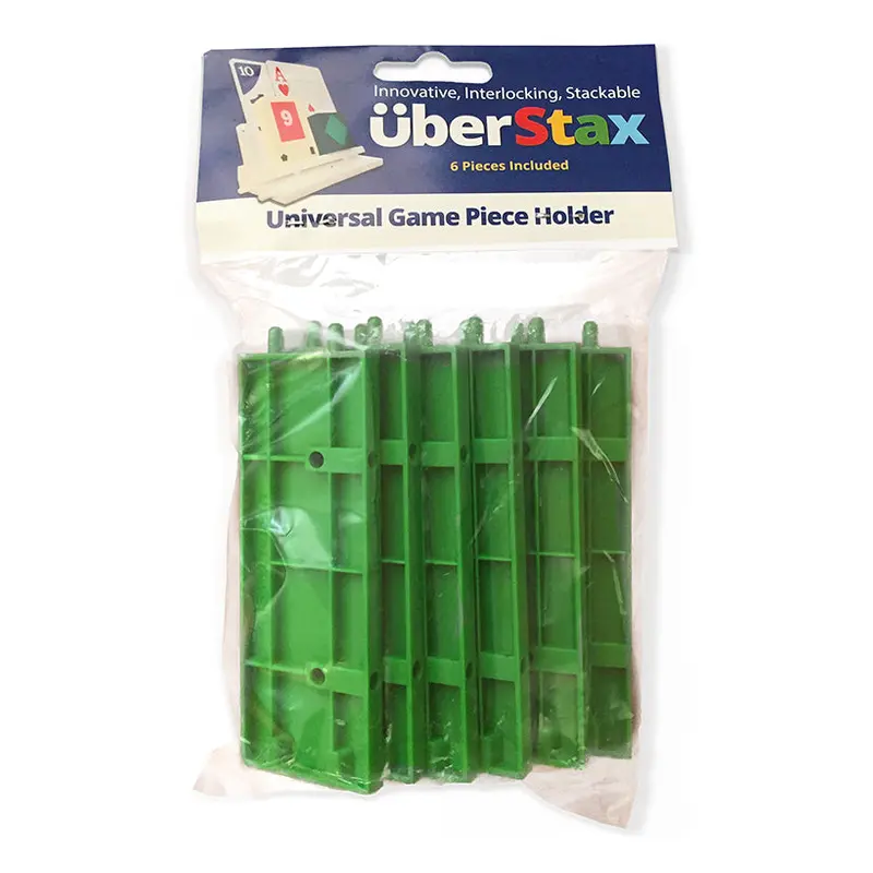 UberStax Universal Game Piece Holders - Green