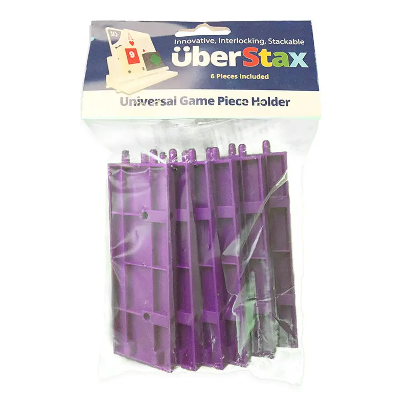 UberStax Universal Game Piece Holders - Purple