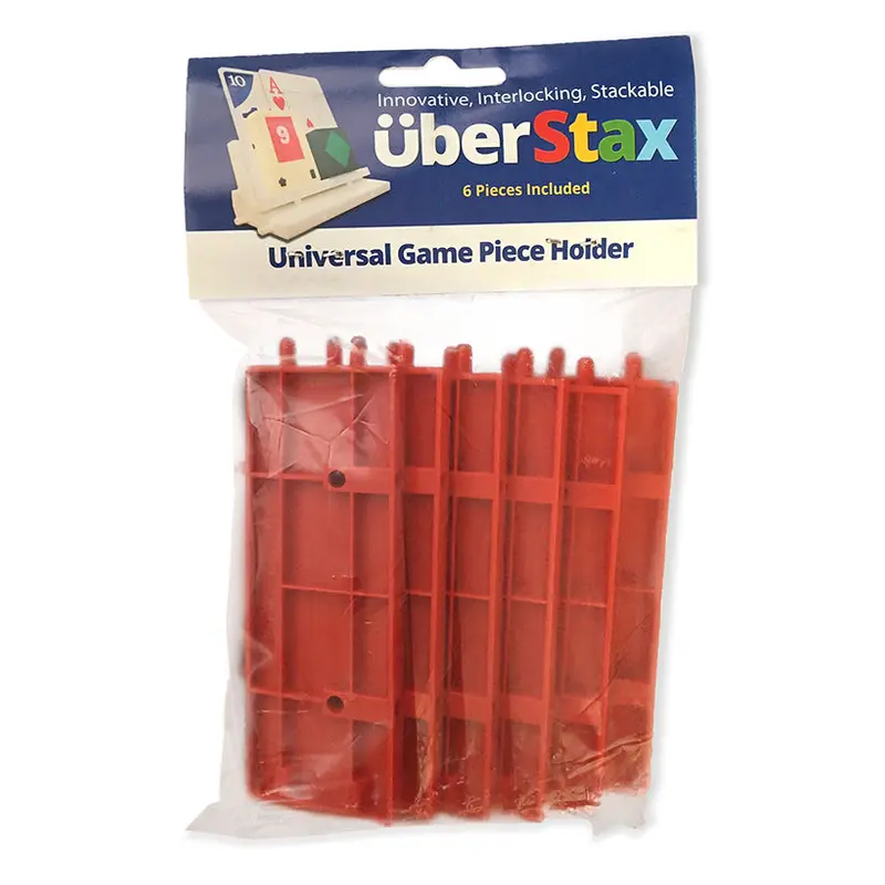 UberStax Universal Game Piece Holders - Red
