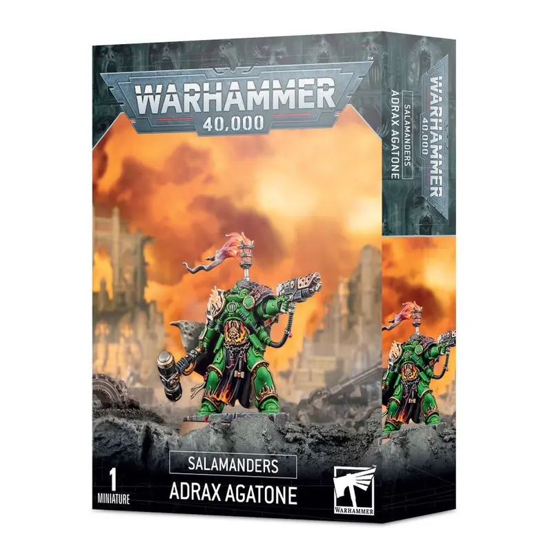 Warhammer 40K Salamanders: Adrax Agatatone