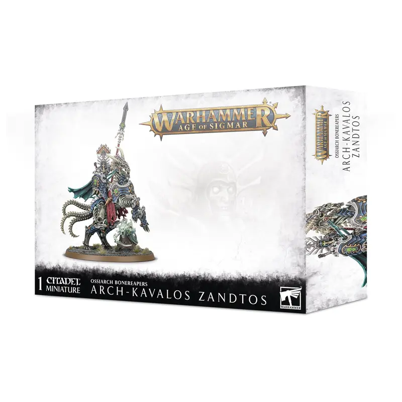 Age of Sigmar Ossiarch Bonereapers Arch-Kavalos Zandtos