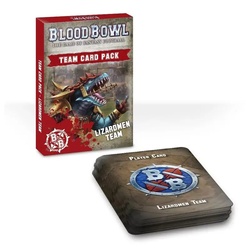 Blood Bowl Lizardmen Team Cards