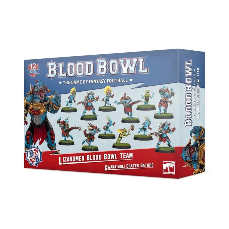 Blood Bowl Lizardmen Team: Gwaka'moli Crater Gators
