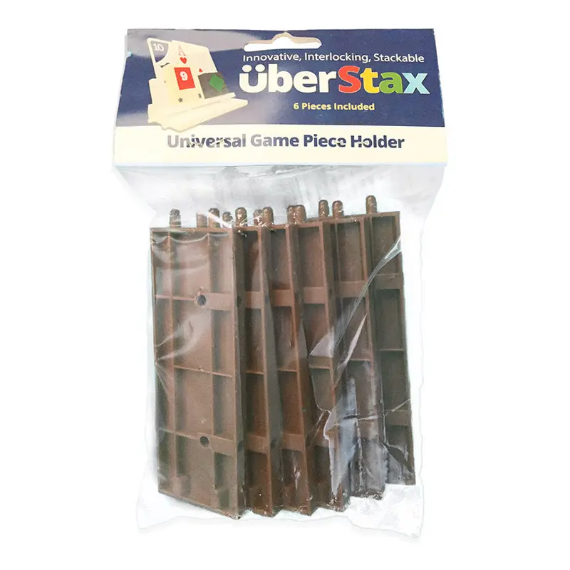 UberStax Universal Game Piece Holders - Brown