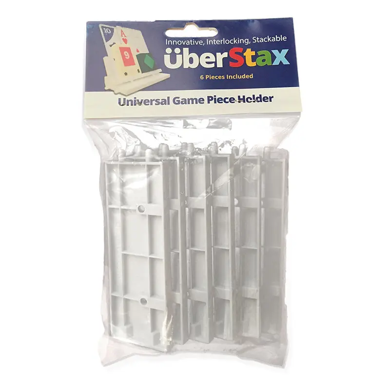 UberStax Universal Game Piece Holders - White