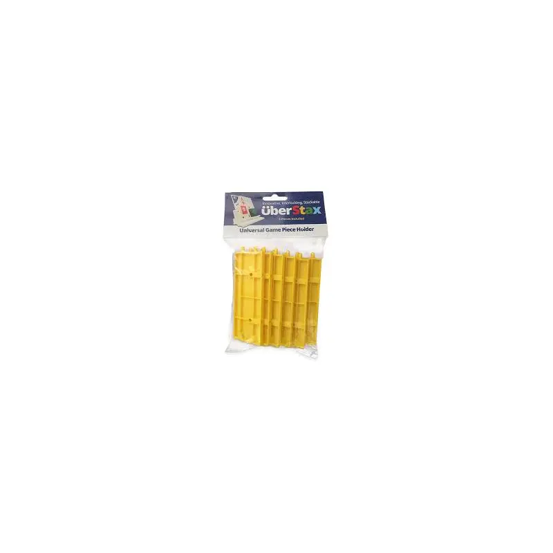 UberStax Universal Game Piece Holders - Yellow