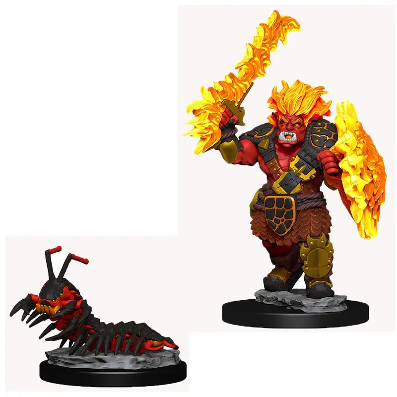 WizKids Wardlings: Fire Orc & Fire Centipede