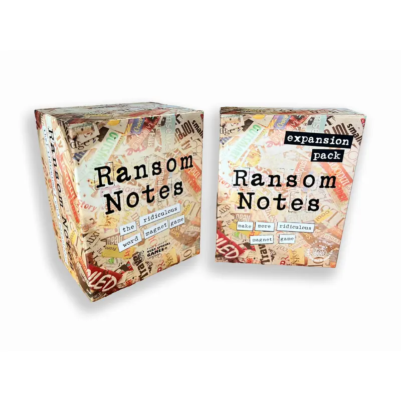 Ransom Notes: The Ridiculous Word Magnet Game + Expansion