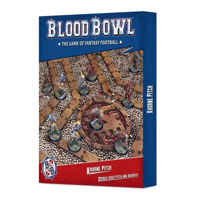 Blood Bowl Khorne Team Team: Double-Sided Pitch & Dugouts