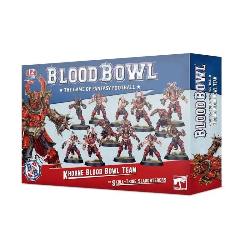 Blood Bowl Khorne Team: The Skull Tribe Slaughterers