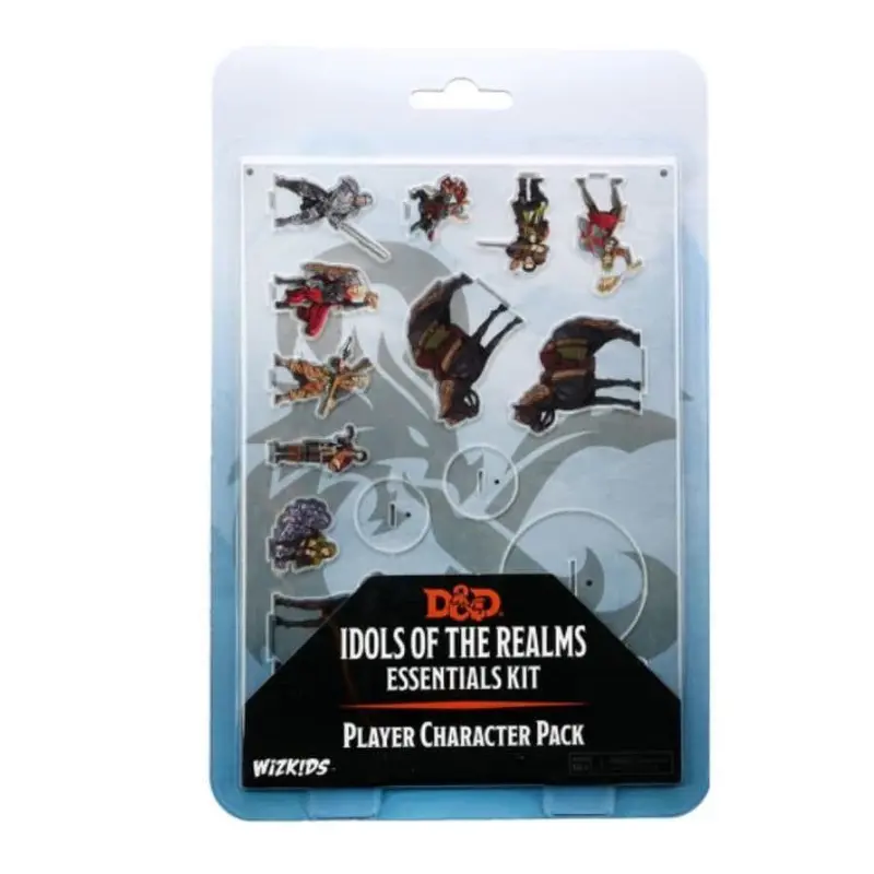 D&D Idols of the Realms Essentials Kit 2D Miniatures Player Character Pack