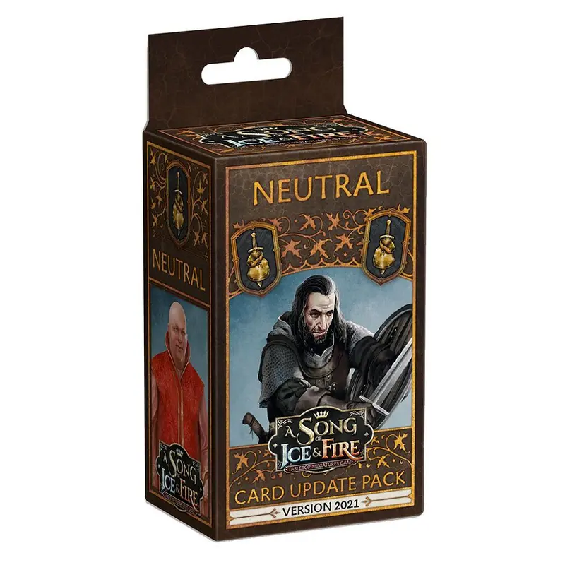 A Song of Ice & Fire Miniatures Game Card Update Pack Neutral