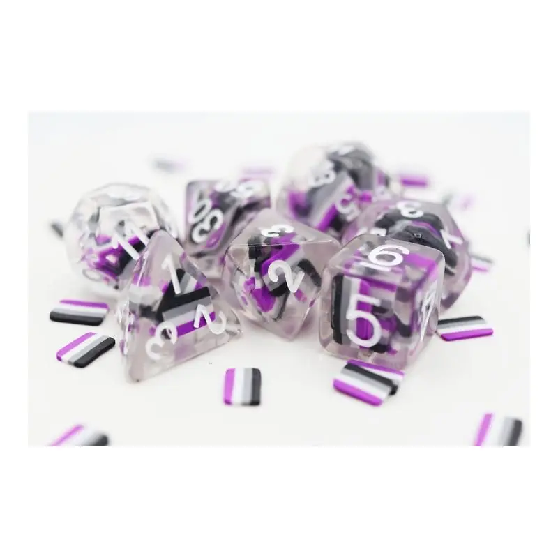 7ct Pride Asexual Dice