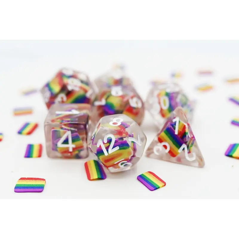 11ct Pride Rainbow Dice