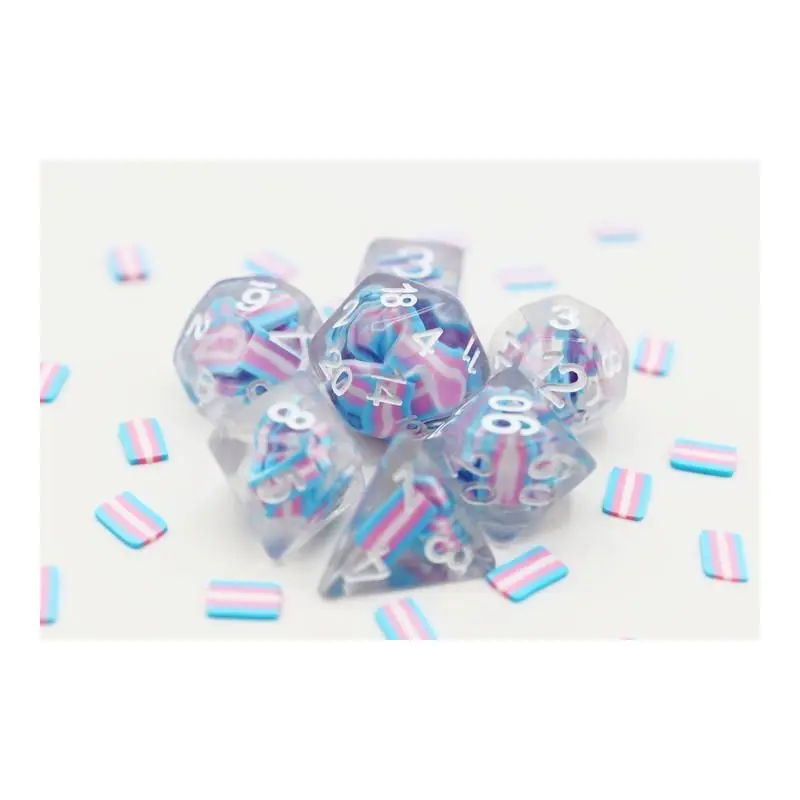 11ct Pride Transgender Dice