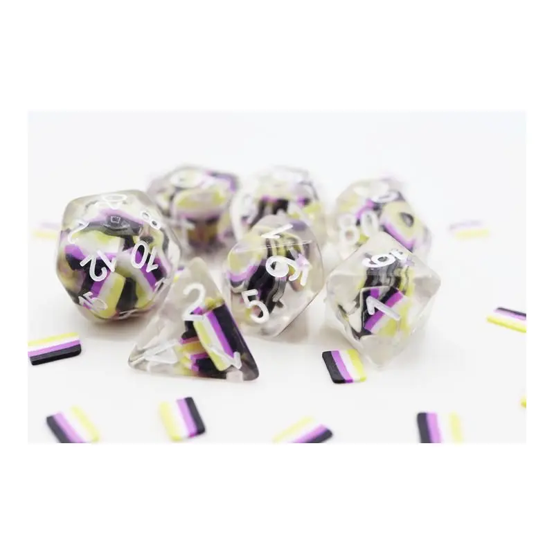 7ct Pride Non-Binary Dice