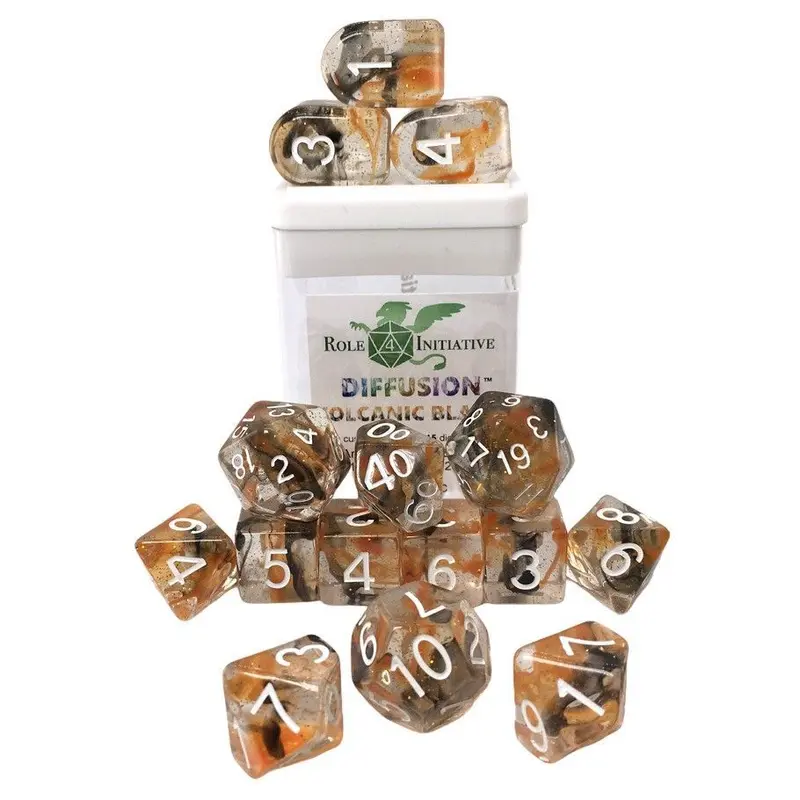 Role4Initiative 15ct Diffusion Volcanic Dice Set