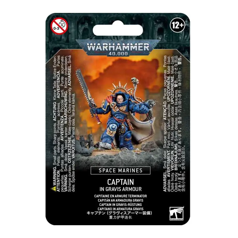 Warhammer 40K Space Marines: Captain in Gravis Armor