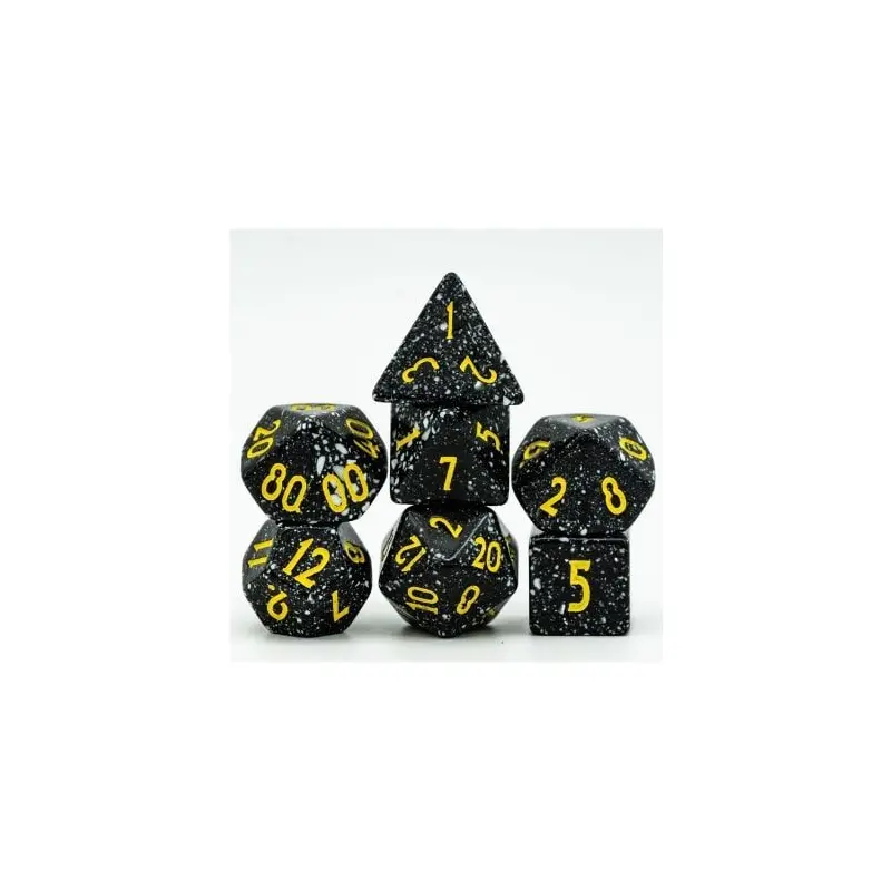 Foam Brain 7ct Polyhedral Dice Set Deep Space