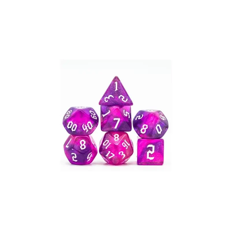 Foam Brain 7ct Polyhedral Dice Set Gravity Elemental