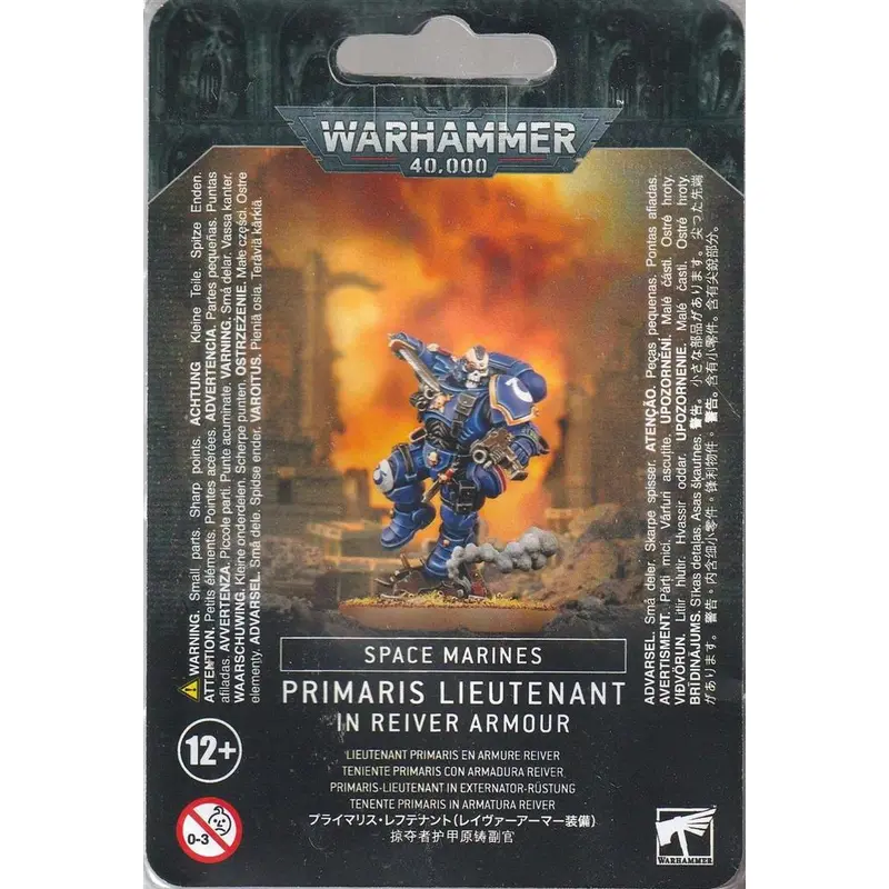 Warhammer 40K Space Marines: Primaris Lieutenant in Reiver Armour