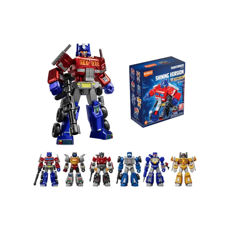 Blokees Figures Transformers Shining Version 02 Shining 1985 Blind Box