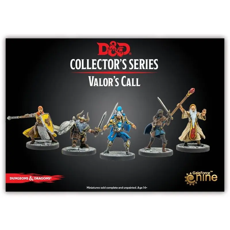 D&D Collector's Series Wild Beyond the Witchlight Valor's Call Unpainted Miniatures Set