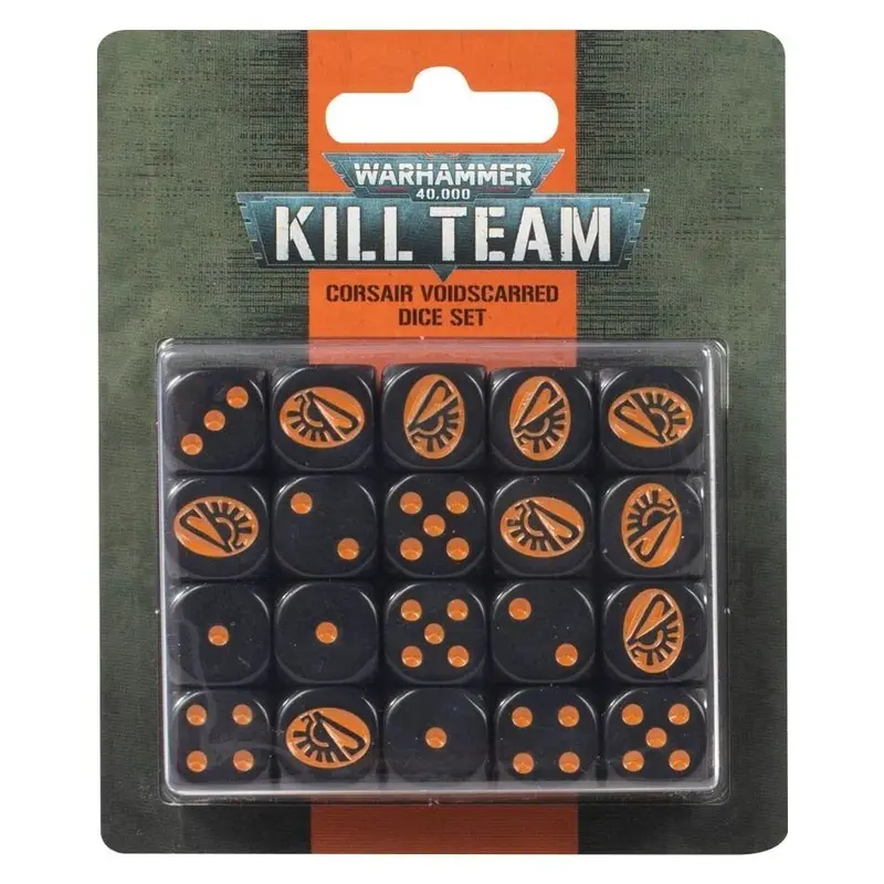 Warhammer 40K Kill Team Corsair Voidscarred Dice