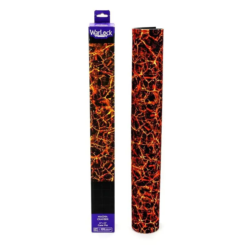 WarLock Tiles Playmat Magma Chamber