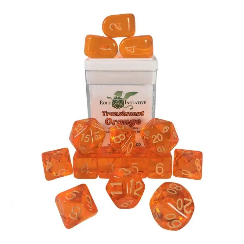 15-set Translucent Orange