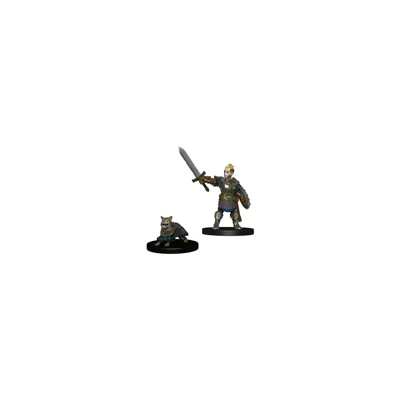 WizKids Wardlings: Boy Fighter & Battle Dog
