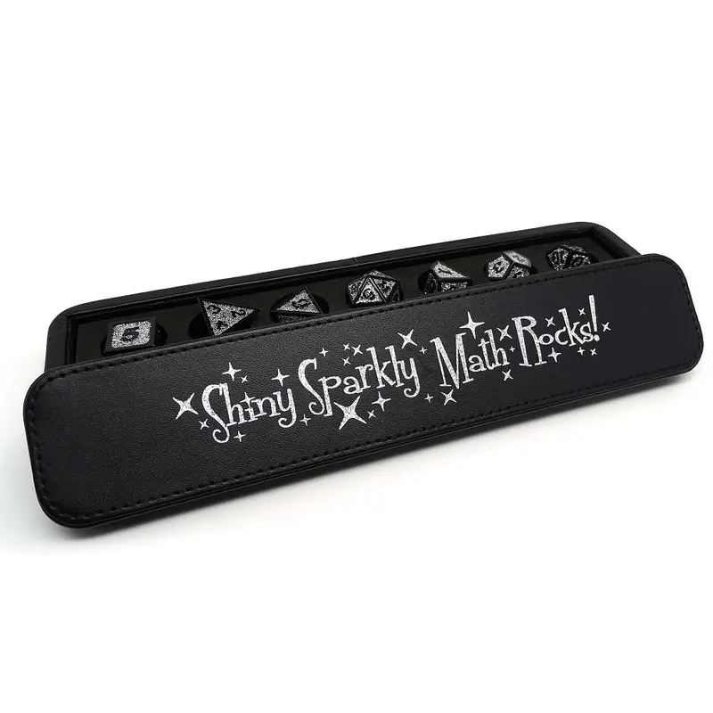 Dice Coffer Shiny Rocks Silver