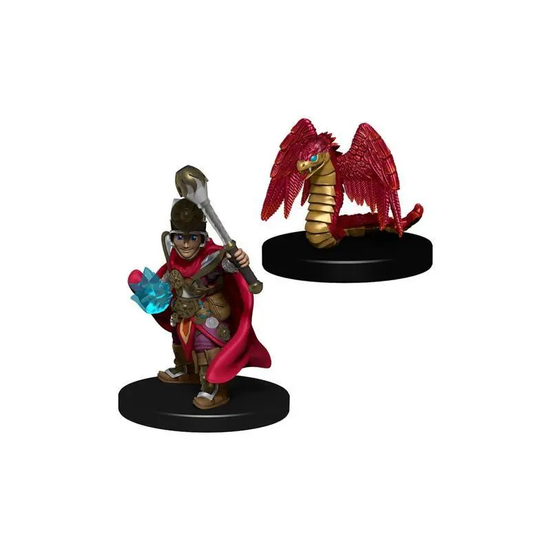 WizKids Wardlings: Boy Cleric & Winged Snake