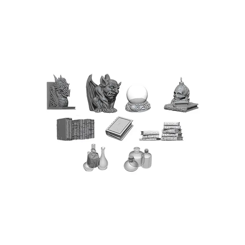 WizKids Deep Cuts Unpainted Miniatures: Wizards Room