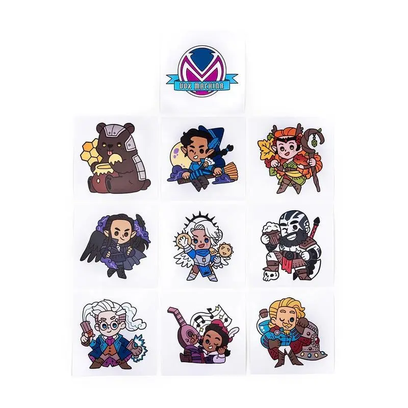 Critical Role Vox Machina Chibi Decals
