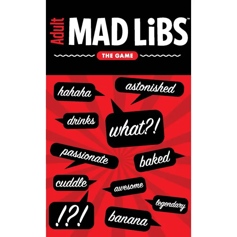 Adult Mad Libs: The Game