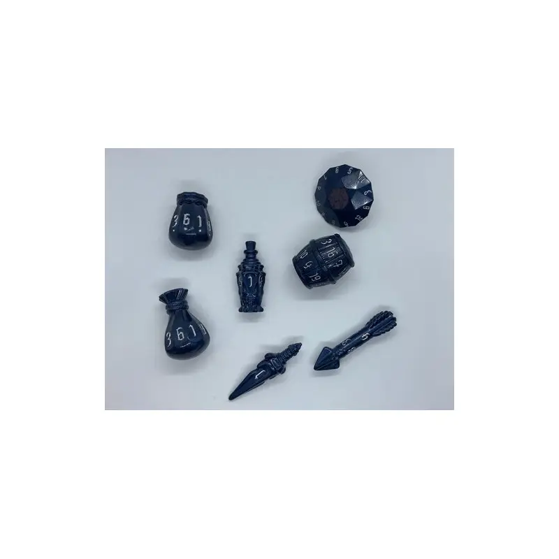 PolyHero Rogue Midnight Blue 7ct Dice Set