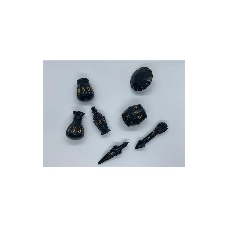 PolyHero Rogue Nightshade 7ct Dice Set