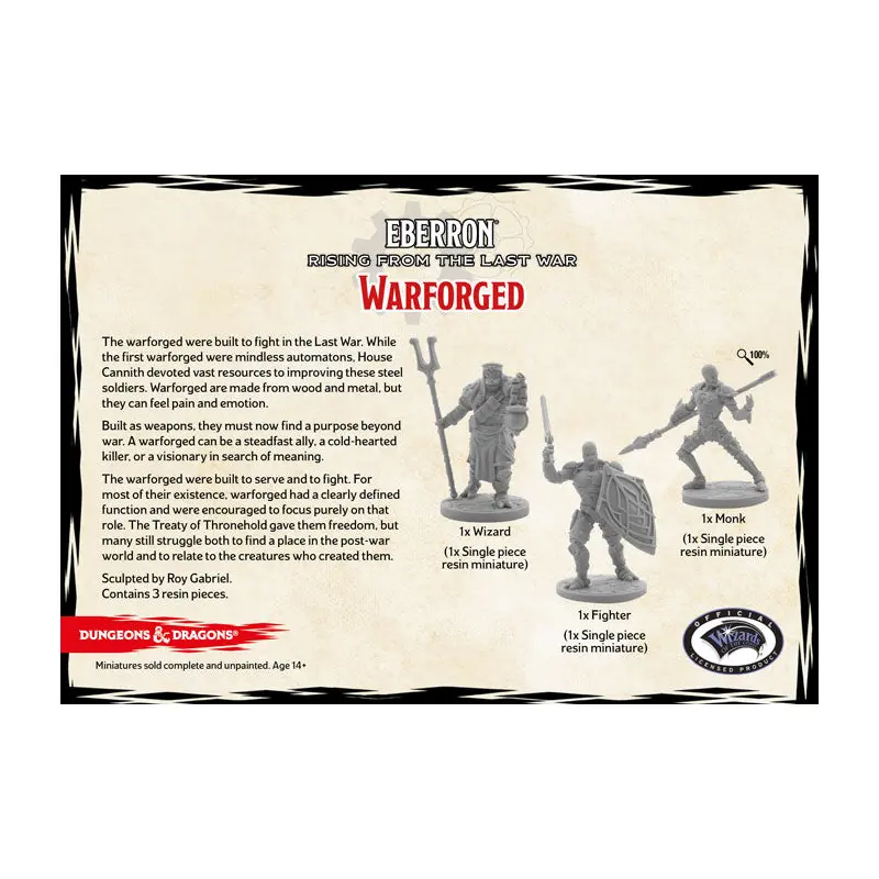 D&D Collector's Series Miniatures Eberron: Rising from the Last War Warforged