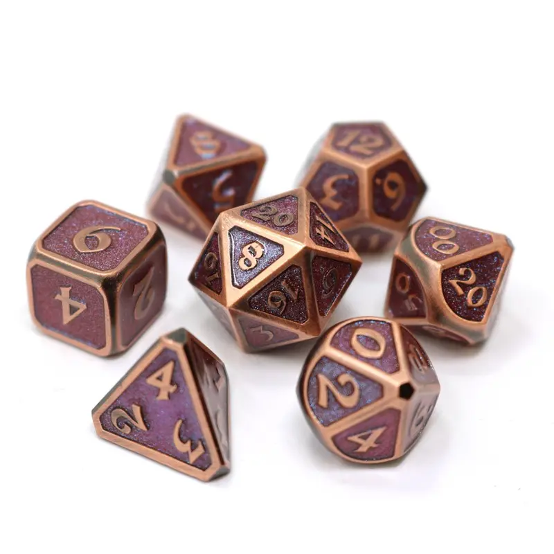 Die Hard Dice Metal Dreamscape Desert Melody 7ct Polyhedral Set