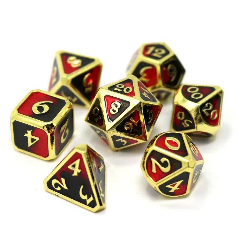 Die Hard Dice Metal Dark Arts Bloodbath 7ct Polyhedral Set