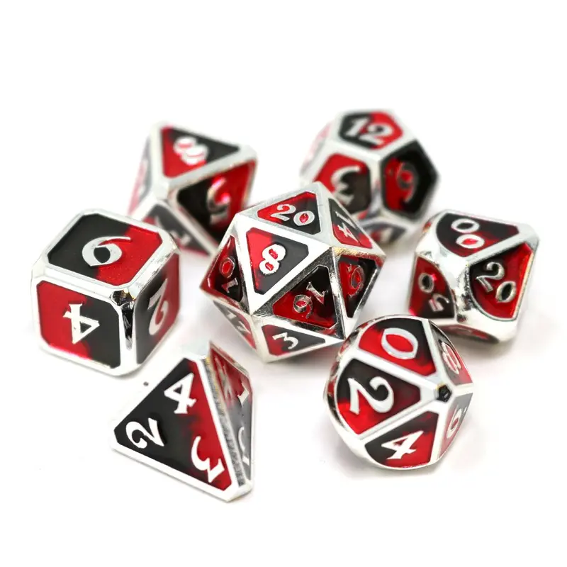 Die Hard Dice Metal Dark Arts Vengeance 7ct Polyhedral Set