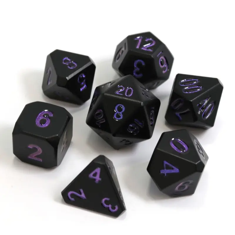 Die Hard Dice Metal Forge Nightshade 7ct Polyhedral Set