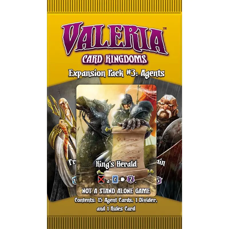 Valeria: Card Kingdoms Expansion Pack #03: Agents