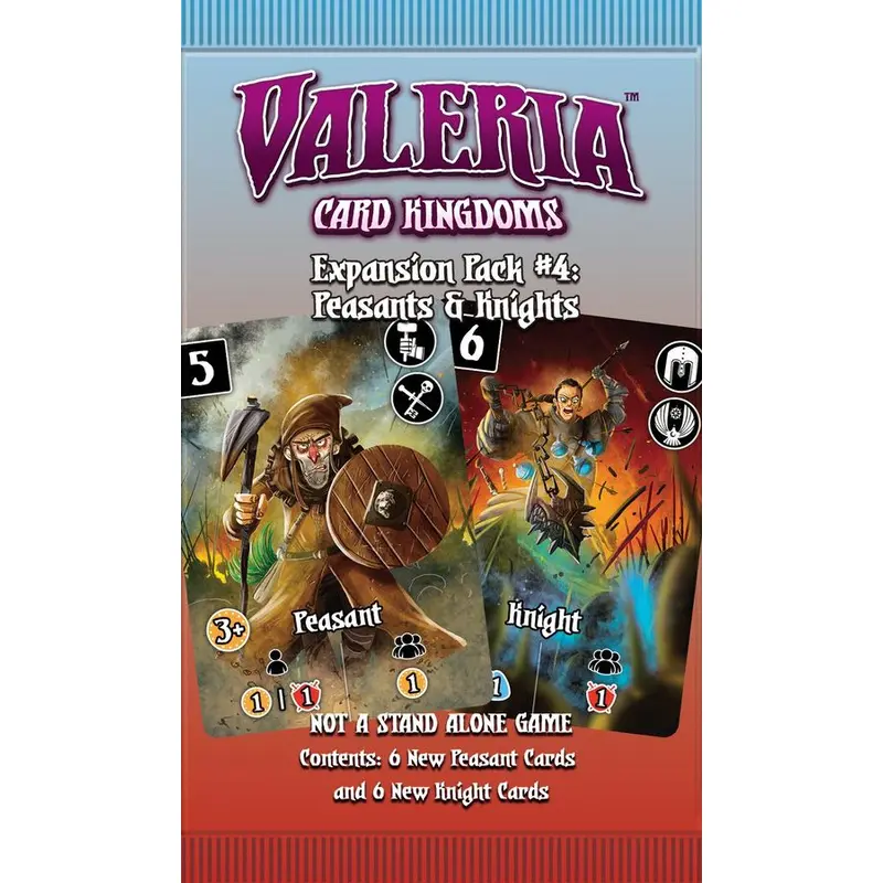 Valeria: Card Kingdoms Expansion Pack #04: Peasants & Knights